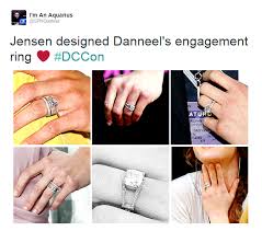 Q What S The Most Creative Thing You Ve Ever Made For Your Wife Jensen Designed Danneel S Engagement Jared Padalecki Wedding Jensen Ackles Supernatural Jensen