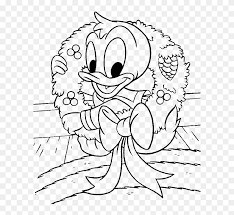 These duck coloring pages encourage children to cultivate their imagination and develop their creative skills. Baby Duck Coloring Pages Baby Donald Duck Christmas Coloring Pages Hd Png Download 600x694 6906814 Pngfind