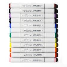 12 Basic Copic Markers Swatches And Review Copic Markers Markers Crayola Markers
