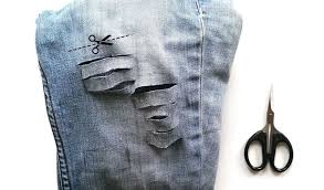 That way when you do a better pair you can correct any mistakes and improve on your technique and placement of the rips. How To Make Ripped Jeans Upstyle