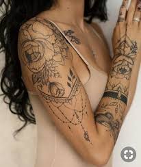 Pin By Lilly Noakes On Tattoos Sleeve Tattoos For Women Henna Arm Tattoo Tattoos