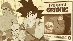 Panels in the video will be brought to life with a unique and fresh animation style. Evil Goku Origins Fan Manga Teaser By Redheadhenry On Deviantart