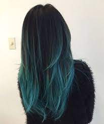 Turquoise buns for shorter hair. 18 Beautiful Blue Ombre Colors And Styles Popular Haircuts Hair Styles Blue Ombre Hair Hair Color Blue