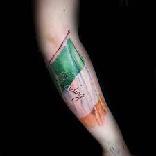 Top irish flag tattoos results | result id: Top 87 Best Irish Tattoo Ideas 2021 Inspiration Guide