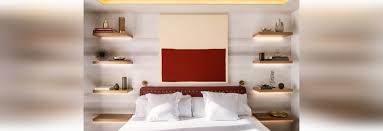 Our signature bedside is made of 100% european beech. Bedroom Design Idea Replace A Bedside Table And Lamp With Floating Shelves And Hidden Lighting Barcelona Spain