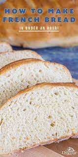 Easy To Make 1 Hour French Bread With Only 4 Ingredients Is Super Simple You Will Save Time And Bread Recipes Sweet Tasty Bread Recipe Bread Recipes Homemade