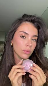 Creamiest cheek & lip glow balms Shade comes in cherry 🍒 #kylieglowbalm  #lipandcheekbalm #fyp #naturalblush