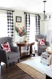 Our family room has been a work in progress since we moved in over four years ago and it has seen many transformations during that time, but my love for the buffalo check curtains has never faded. Buffalo Check Decor Ideas For Christmas Fall And Year Round Decorating Farm House Living Room Modern Farmhouse Living Room Decor Modern Farmhouse Living Room