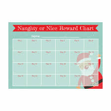 59 Eye Catching Christmas Good Behaviour Chart