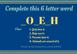 Learn the names and numerical values of the letters. Complete This 6 Letter Word Whatsapp Puzzle