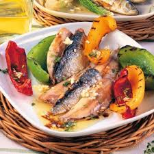 Gegrillte Sardinenfilets Mit Paprika Rezepte Sardinen Leckeres Essen