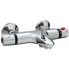 Mitigeur Robinet Douche Thermostatique Chrome Cartouche Ceramique Mural Thermosur 200 D