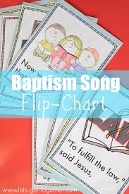 Baptism Song Flip Chart Free Printable Lds Primary