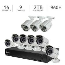 Dvr, external power adapter, mouse, remote control. Costco Swann 16 Channel 960h Security System With 2tb Hdd And 9 900tvl Cameras Home Security Camera Systems Security Cameras For Home Surveillance Cameras