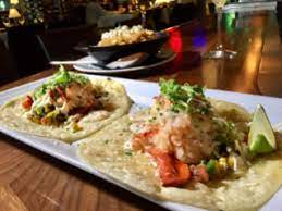 After marinating, the fish just needs to cook in a glug of olive oil for a few minutes per side in. Chef S Kitchen Lobster Tacos And Crab Fried Rice At Eddie V S Restaurant Recipes Lobster Tacos Crab Fries