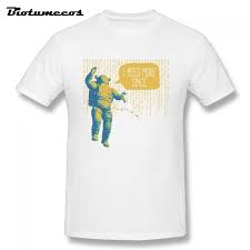 Black And Yellow Cartoon Shirt 12 22 Men T Shirt I Need More Space Cartoon Astronaut Short Sleeve O Neck 100 Cotton Top Tees Mtq041 Mens Tshirts Cotton Tops Tops