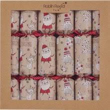 Christmas crackers are festive table decorations that make a snapping sound when pulled open, and often contain a small gift and a joke. Home Christmas With Crackers