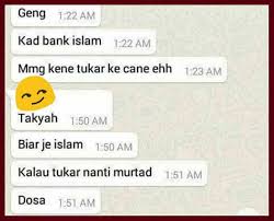 Kad sy sudah tk aktif,apakah jika sy ingin tukar kad akn dikenakan caj,jika dikenakan. Lawak Jenaka So Jgn Lh Tukar Kad Bank Islam Anda Ya Adaikutauk Facebook