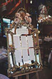 First things first, if you have seen the newest movie then you know the colors used are mainly black, white, gold, silver, and champagne. Vintage Great Gatsby Themed Wedding Seating Plan Decorations Oh Best Day Ever