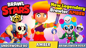 In brawl stars, players can unlock loot boxes in order to get new brawlers (playable characters). Brawl Stars New Legendary Brawler Amber Coming Brawl O Ween Gameplay Walkthrough Ios Android Youtube