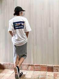 megtoranatug patagoniaのtシャツ カットソーを使ったコーディネート wear ファッション ファッションコーディネート tシャツ