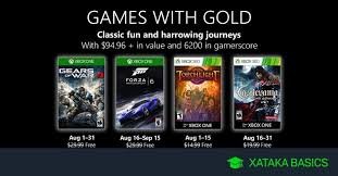 Encontrá xbox 360 juegos en mercadolibre.com.uy! Juegos De Xbox Gold Gratis Para Xbox One Y 360 De Agosto 2019 Xbox Xbox One Juegos Xbox
