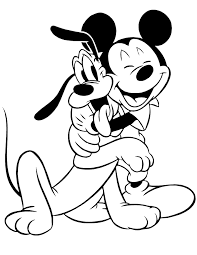 Mickey Loves Pluto Coloring Pages Mickey Mouse Coloring Pages Disney Coloring Pages Mickey Coloring Pages