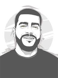 Black And White Vector Portrait Art Vector Artwork Illustration Portrait Popart Digital Digitalart Timati Blackstar Vector Portrait Art Portrait Illustration Vector Portrait