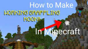 Start project bukkit plugins modpacks customization addons. How To Make Grappling Hook In Minecraft No Mods Addon Youtube