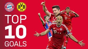 El bayern mando un mensaje claro a sus rivales en la bundesliga: Fc Bayern S Top 10 Goals Vs Borussia Dortmund Youtube