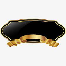 Hand Painted Black And Gold Ribbon Border Hand Painted Black Ribbon Png And Vector With Transparent Background For Free Download Gold Ribbons Ribbon Png Hand Painted