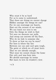 Love You Re Window S View Eh Poems Erin Hanson Poems Poems