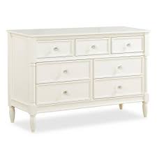 Bertini Corrine 7 Drawer Double Dresser In French White Buybuy Baby Double Dresser Sturdy Furniture Changing Table Dresser