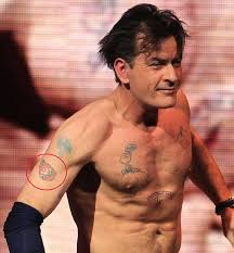 Some people get the dragon with all the balls floating around it. Charlie Sheen S 14 Tattoos Their Meanings Body Art Guru