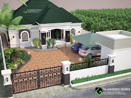 Landscape Design 3 Bedroom Bungalow In Port Harcourt Nigeria Luxuryapartments3bedrooms With Images Bungalow Design House Plans Mansion Modern Bungalow House