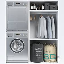 Laundry With Miele Machines 3d Model Free Download Laundry Laundry In Bathroom Miele