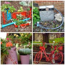 Diy vintage trunk garden decorations. Creative Gardening Ideas 20 Recycled Garden Decor Ideas Updated