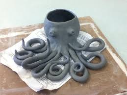 Herbert The Octo Pot Coil Pottery Ceramic Pinch Pots Clay Pinch Pots