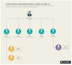 The Functional Structure Organizational Chart Templates