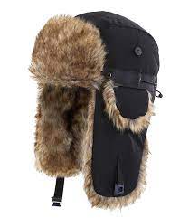 Mens Winter Faux Fur Trapper Hat Windproof Hunting Hat With Earflaps Blkgw2 Ch187x0h4x0 Trapper Hats Fur Trapper Hat Fur Trapper
