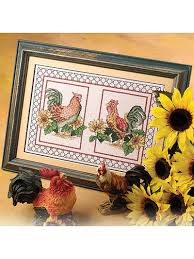 Free shipping $50+ · free thread sample · satisfaction guaranteed Needlecrafts Yarn Easy Counted Pattern Counted Cross Stitch Rooster Embroidery Kit For Beginners Crafts Constructoravigil Com