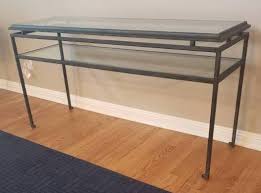 Vintage ethan allen georgian court solid cherry nesting end tables. Ethan Allen Beacon Console Table Ethan Allen Moving Sale Oniine Auction K Bid
