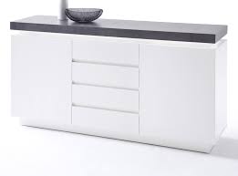 Um gegenüber des schranks die passende aufbewahrungsmöglichkeit für die kleinen dinge zu haben darf es natürlich nicht an einem #sideboard fehlen. Sideboard Atlanta Matt Weiss Und Stone Design 150 Cm
