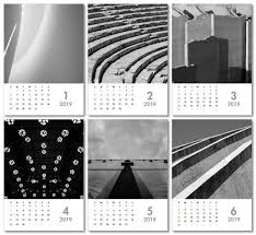 2021 5x7 Desk Calendar Black And White Abstract Architecture Etsy In 2020 Black And White Abstract Calendar Travel Calendar