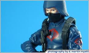 Cool Toy Review G I Joe Pursuit Of Cobra Trooper Action Figure I like cobra officers too, at first i thought that they're cobra soldiers regardless of the white logos but later on yojoe.com they explained to me that they are in a higher rank like sergeants or corporals.