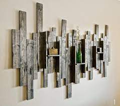 On the floating shelf are two simple flower vases and a candle stand which can be lit at night to give an amazing feel to the kitchen. 26 Top Rustic Kitchen Wall Decor Ideas That You Can Make In 2021