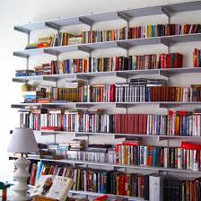 Bookshelf design, bookcase shelves, bookcases, shelving units, modern shelving, ligne roset, diy furniture, furniture design. Aluminum Bookshelf Shelving System Rakks Shelving Wall Mounted Bookshelves Wall Bookshelves Aluminum Shelves
