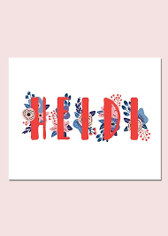 Heidi Personalized Name Sign Custom Name Art Printable Name Sign Printable Art Printable Wall Art Bi Name Art Custom Sign Name Signs
