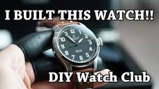 DIY Watch Club Review - 44mm Big Pilot Watch - YouTube