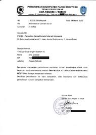 Namun bukan hanya itu, anda juga bisa mengajukan surat permohonan kepada instansi lain ataupun pihak lain. Contoh Surat Permohonan Domain Sekolah Sch Id Sibangstudio